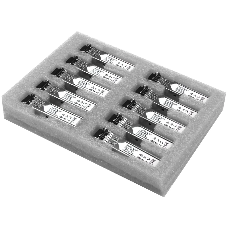 Image of StarTech.com Gigabit Fiber SFP - 10 Pack GLCSXMM10PST