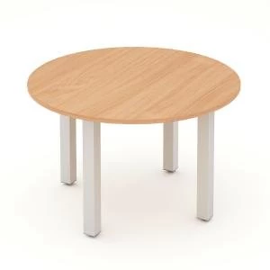 image of Trexus Meeting Table Round 1200mm Beech Ref I000080