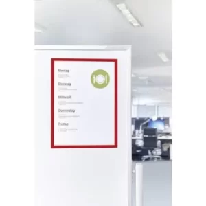 Image of Magnetoplan 1130306 magnetofix Magnetic frame A4 Red 5 pc(s)