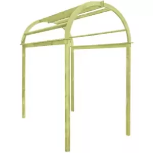 image of Trellis Arch 125x150x235cm Impregnated Pinewood Vidaxl Green