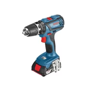 image of Bosch GSB 18V-21 Combi Drill 18V 2 x 4.0Ah Li-ion