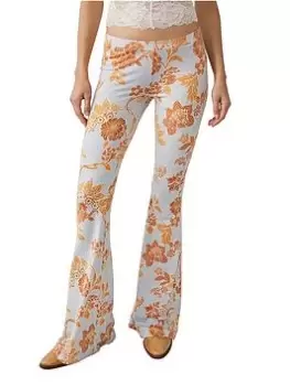 Image of Free People Make A Statement Flare - Blue Combo