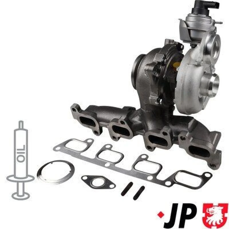 Image of JP GROUP Turbocharger JP GROUP 1117404200