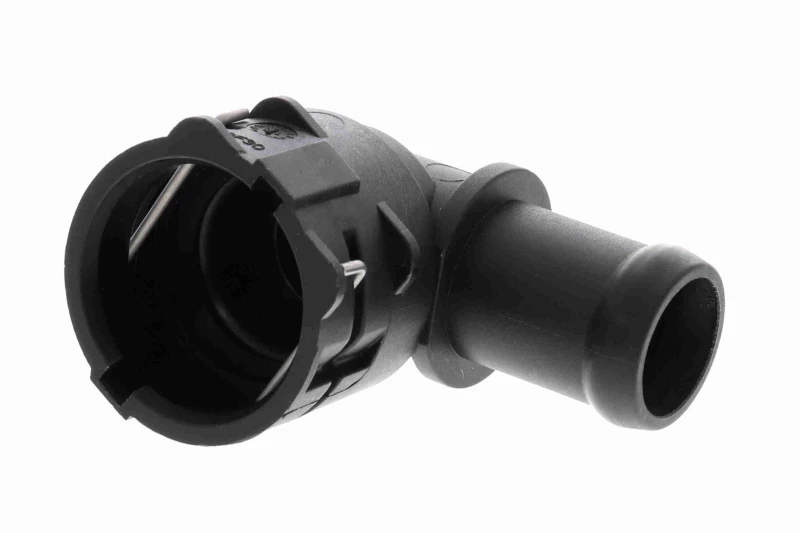 Image of VAICO V10-6554 Coolant Flange Original VAICO Quality with gasket/seal, with clip, from engine to heat exchanger Coolant Flange (3219)