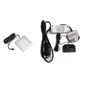 Image of Moderix Square XL 2W - Bright LED Light Under Cabinet Shelf Cupboard Set - Light