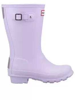 Image of Hunter Kids Original Wellington Boot, Pink, Size 12 Younger