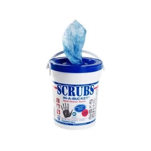 image of ROCOL NSF SCRUBS Hand Wipes (Tub 72)