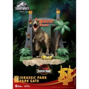 image of Jurassic Park D-Stage PVC Diorama Park Gate 15cm