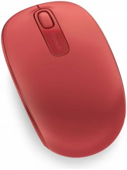 Image of Microsoft 1850 Wireless Mobile Mouse Red
