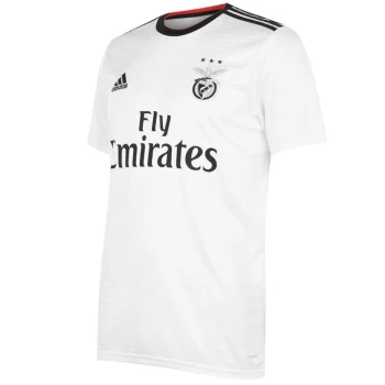 Image of adidas Benfica Away Shirt 2018 2019 - White