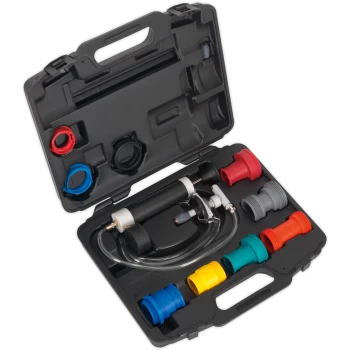 image of Sealey Cooling System and Pressure Cap Tester Kit