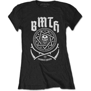 Image of Bring Me The Horizon - Crooked Womens Large T-Shirt - Black