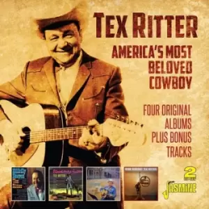 Image of Americas Most Beloved Cowboy Four Original Albums Plus Bonus Tracks by Tex Ritter CD Album