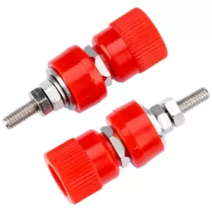 Image of TruConnect 170571 4mm Binding Post with M4 Thread Red