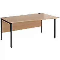 Image of Dams International Wave Desk MB16WRKB 1,600 x 990 x 725 x 800 - 990 mm