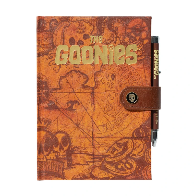 Image of The Goonies Treasure Map Premium A5 Notebook With Projector Pen
