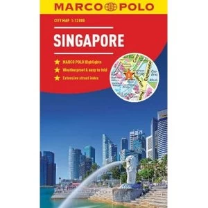 Image of Singapore Marco Polo City Map - pocket size, easy fold, Singapore street map Paperback / softback 2018