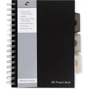 Image of Pukka Pad A5 Project Book 250 Pages Silver PK3