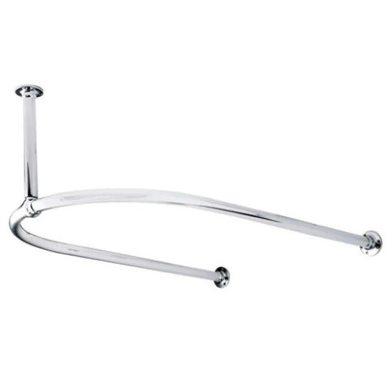 Image of Hudson Reed Traditional Chrome Brass Shower Curtain Ring (Ceiling Mount), Lda009, 5 Year Guarantee
