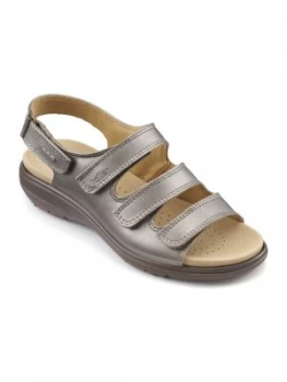 image of Hotter Sophia Ladies Sandal Silver