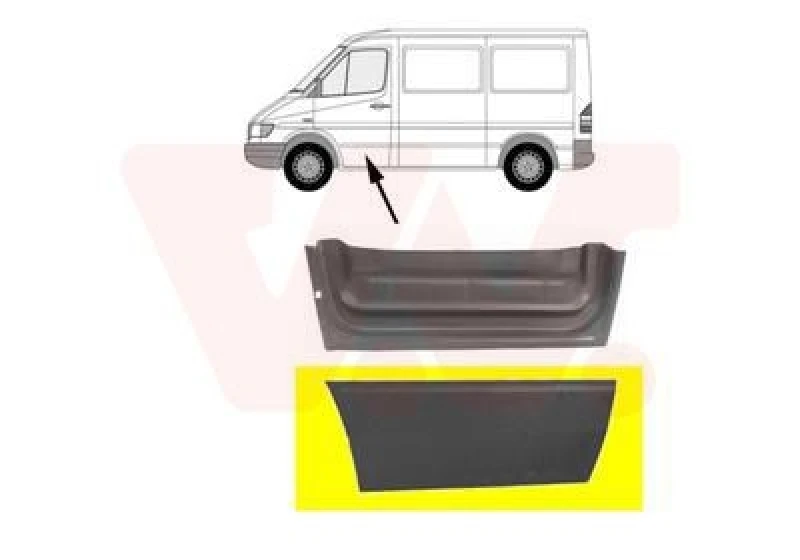 Image of VAN WEZEL Door repair panel VAN WEZEL 3075171