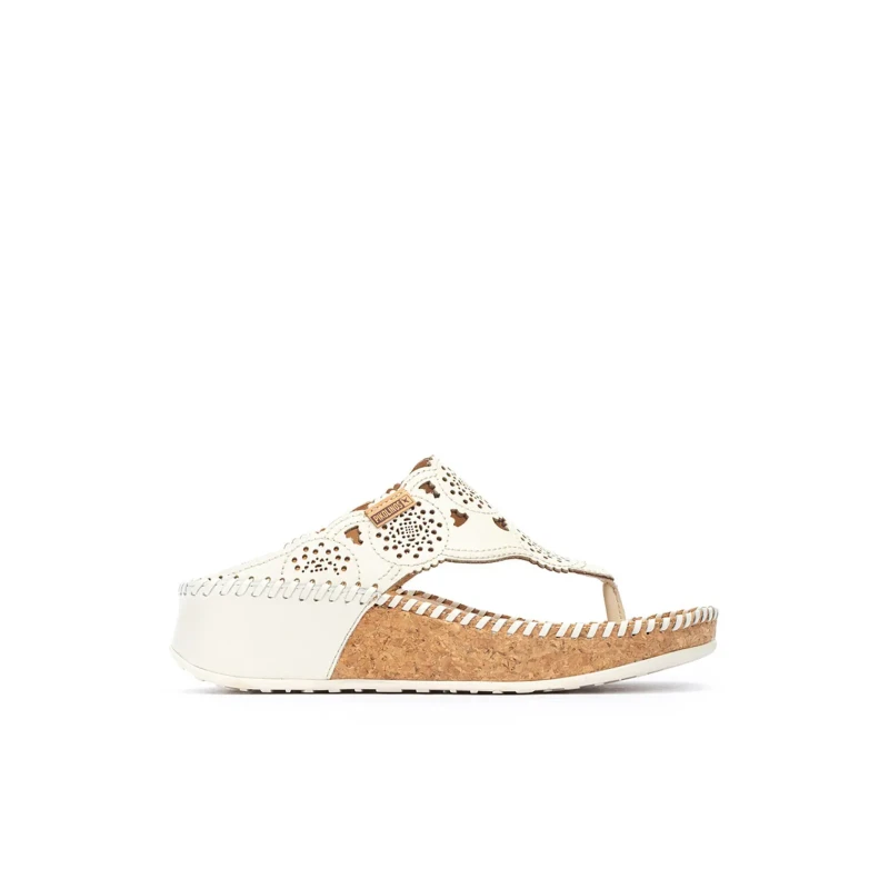 Image of Pikolinos Marina W1C Leather Womens Comfort Sandals - Nata - Size:UK 7-7.5