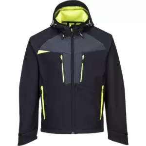 Image of Portwest DX4 Mens Softshell Jacket Black 2XL
