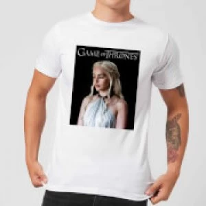 image of Game of Thrones Daenerys Mens T-Shirt - White - 3XL