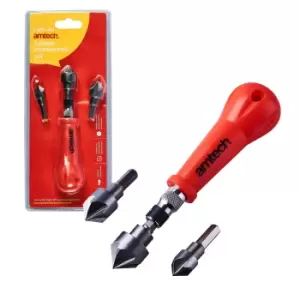 image of Amtech F0815 3 Piece Countersink Handle Set