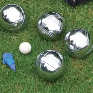 Image of Steel French Boules Set Garden Game with Carry Case
