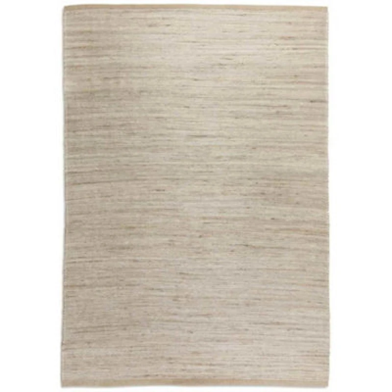 Image of THE RUGS Handloom Jute Rug Dhaka Natural Jute Wool Cotton Woven Rug in Cream Size: 80cm x 150cm Cream Unisex 80cm x 150 cm