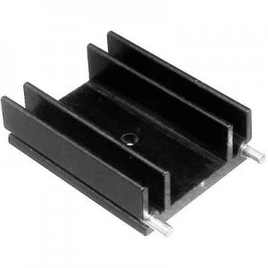 Image of Fin heat sink 9 CW L x W x H 25 x 29 x 12mm TO 220 ASSMANN W