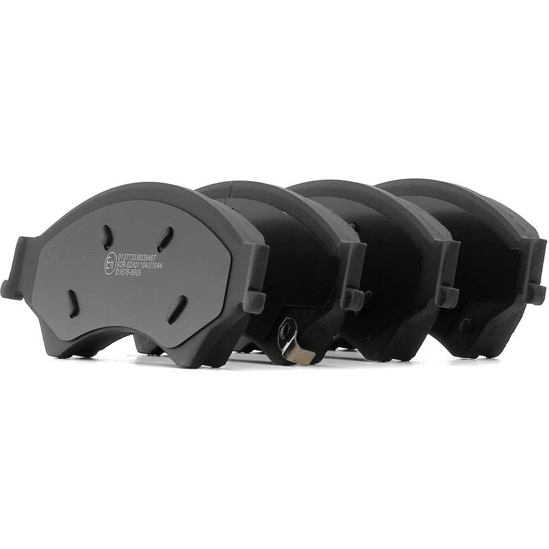 Image of RIDEX 402B0809 Brake pad set Front Axle, with acoustic wear warning, without accessories Brake Pad Set,disc brake (402)