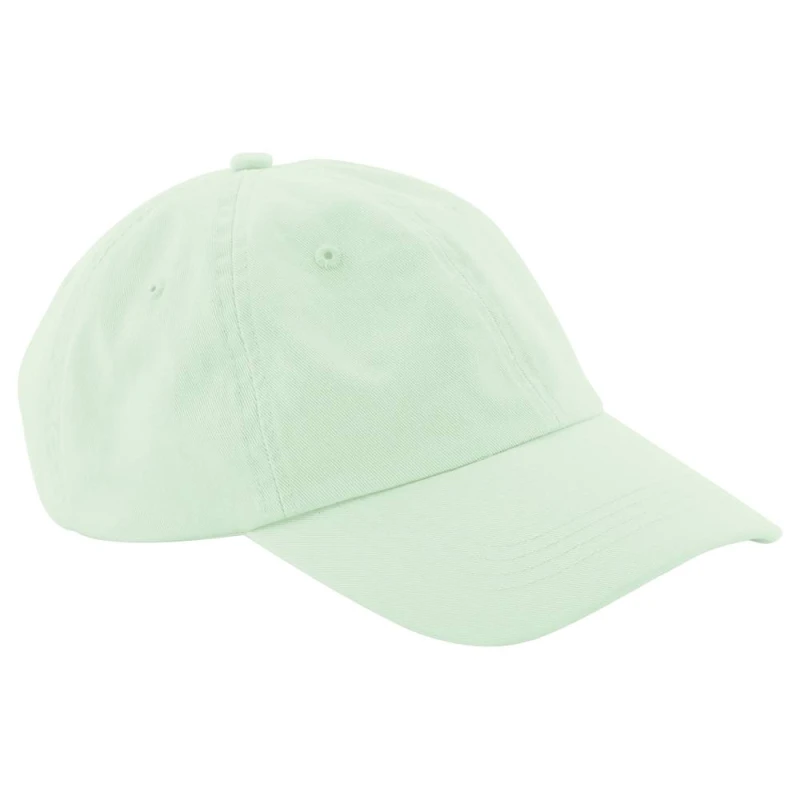 Image of Beechfield Low Profile Baseball Cap in Mint Mint Unisex One Size