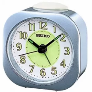 Image of Seiko QHE121S Luminious Alarm Clock Silver