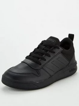 Image of adidas TENSAUR Junior Trainers - Black, Size 3