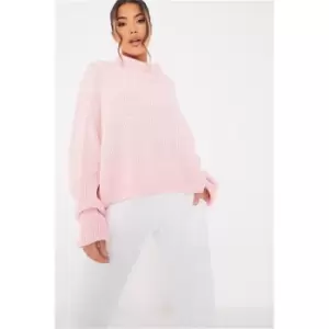 I Saw It First Pastel Pink Slouchy Jumper - Pink