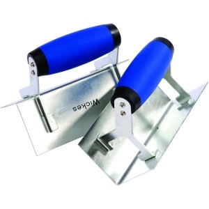 image of Wickes Corner Trowel Set - Pack of 2