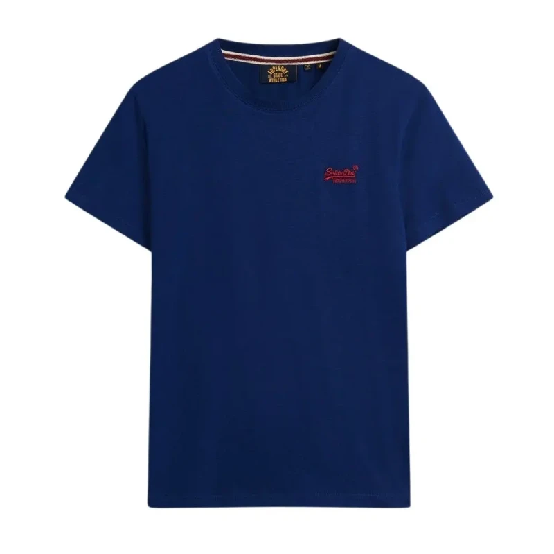 Image of Superdry Essential Logo T-Shirt Supermarine Navy S