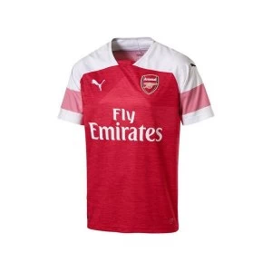 Image of Arsenal Puma Shirt Home Replica Red 11-12 Yrs