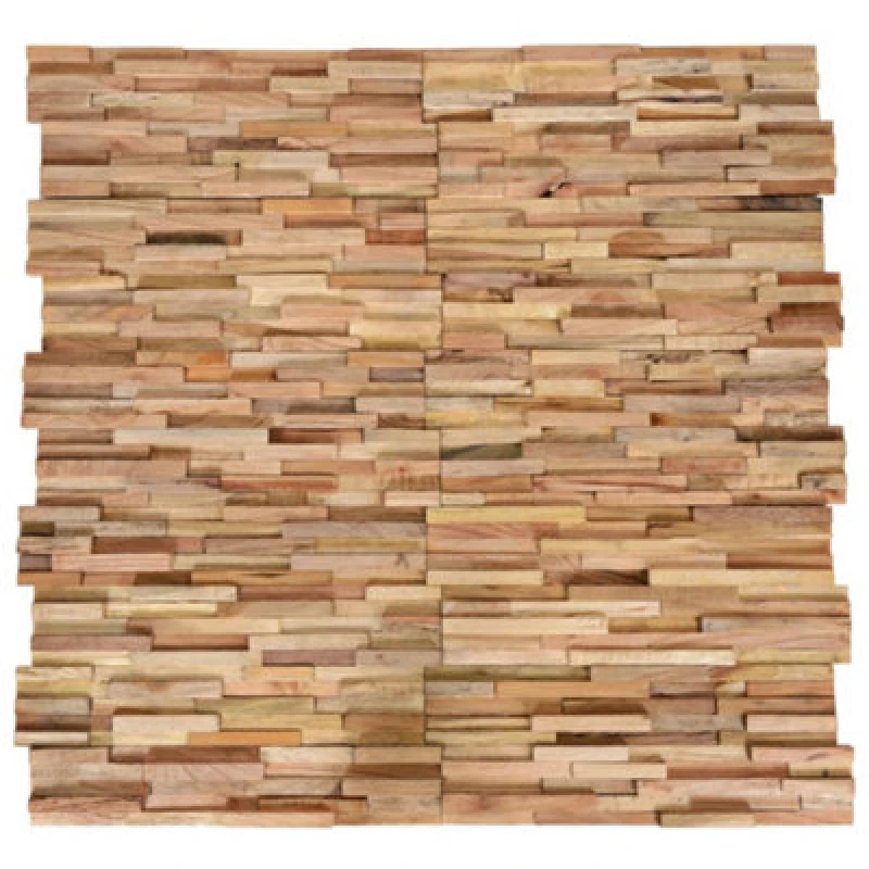 Image of VIDAXL 3D Wall Cladding Panels 10 pcs 1.08 m² Solid Teak Wood Vidaxl 8720286290651