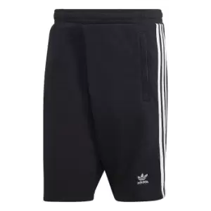 image of adidas originals 3-STRIPE SHORTS, black