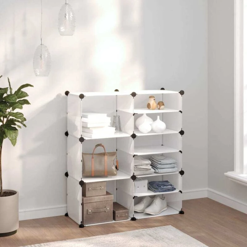 Image of VIDAXL Shoe Rack Transparent 84x31.5x93cm pp Vidaxl 8720286849712