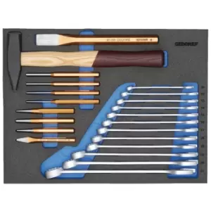 Image of Gedore Tool assortment in CT-module 22 pcs