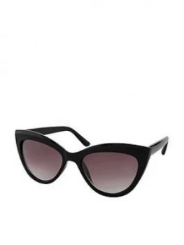 image of Accessorize Ava Classic Cateye Sunglasses - Black