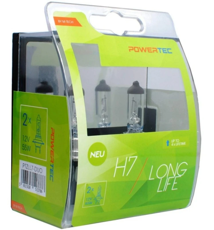 Image of TECH PTZLL7-DUO Light Bulbs H7, Halogen, 55W Bulb,spotlight (106)