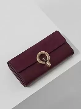 image of Luella Grey Sara Large Twistlock Purse - Damson