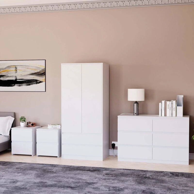 Image of Home Discount Vida Designs Durham 2x3 Cube Storage Unit Bookcase MDF Dark Wood 965 x 645 x 290 mm Dark Brown
