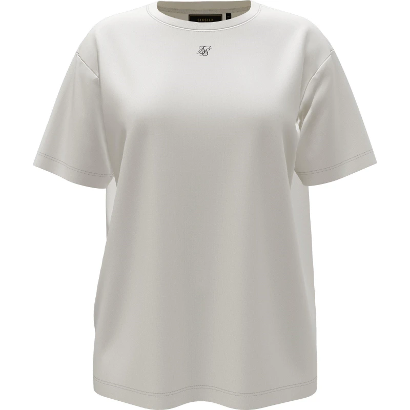 Image of SikSilk Boyfrnd Tee - White White 4