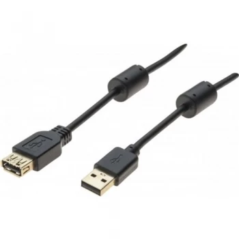 Image of 1.5m USB 2.0 A To A Extension Cable